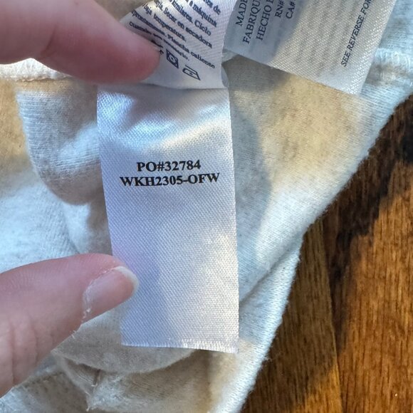 Faherty Legend™ Lounge Half Zip Sweatshirt - Off White - Picture 5 of 7